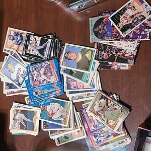 Vintage Box of Mixed Ball Cards
